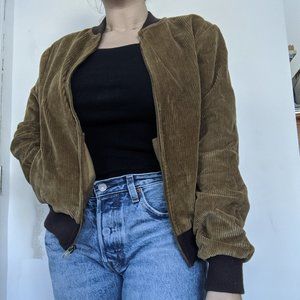 American Apparel Corduroy Bomber Jacket